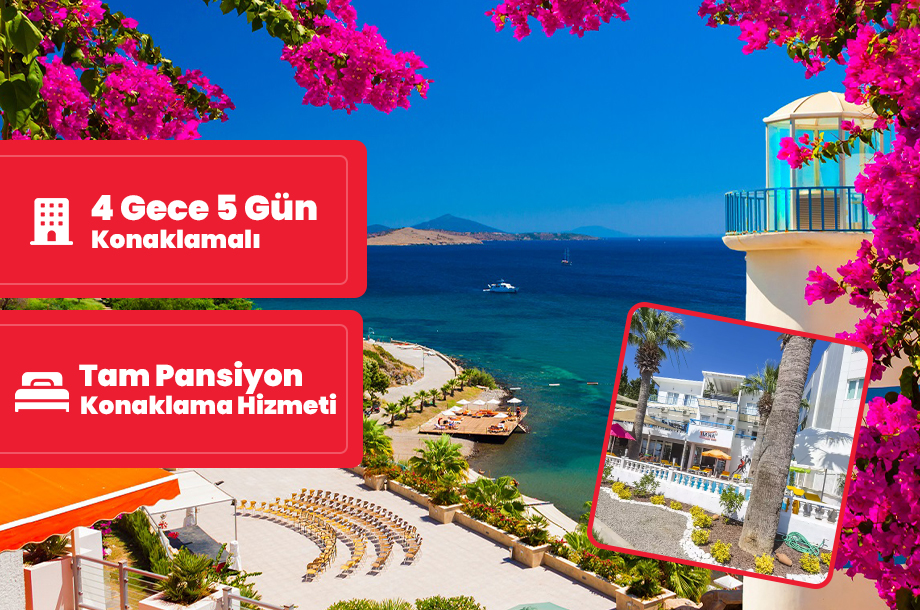Moonlight Bodrum Hotel / 4 Gece 5 Gün / İstanbul Bursa ve İzmir Kalkışlı
