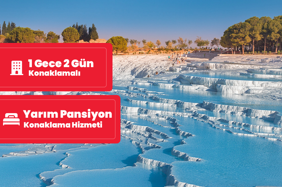 Salda Pamukkale Çeşme Alaçatı Turu / 1 Gece 2 Gün / İstanbul Kalkışlı