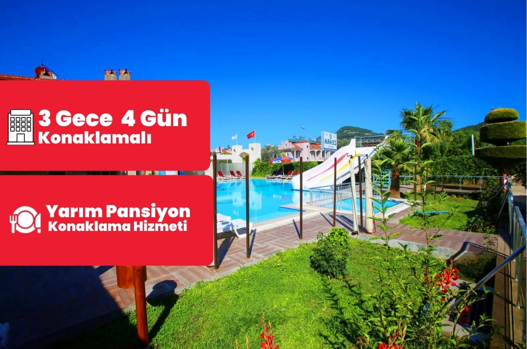 Fethiye Turu / 3 Gece 4 Gün/  Ölüdeniz Mia Suit Otel/ İstanbul Çıkışlı