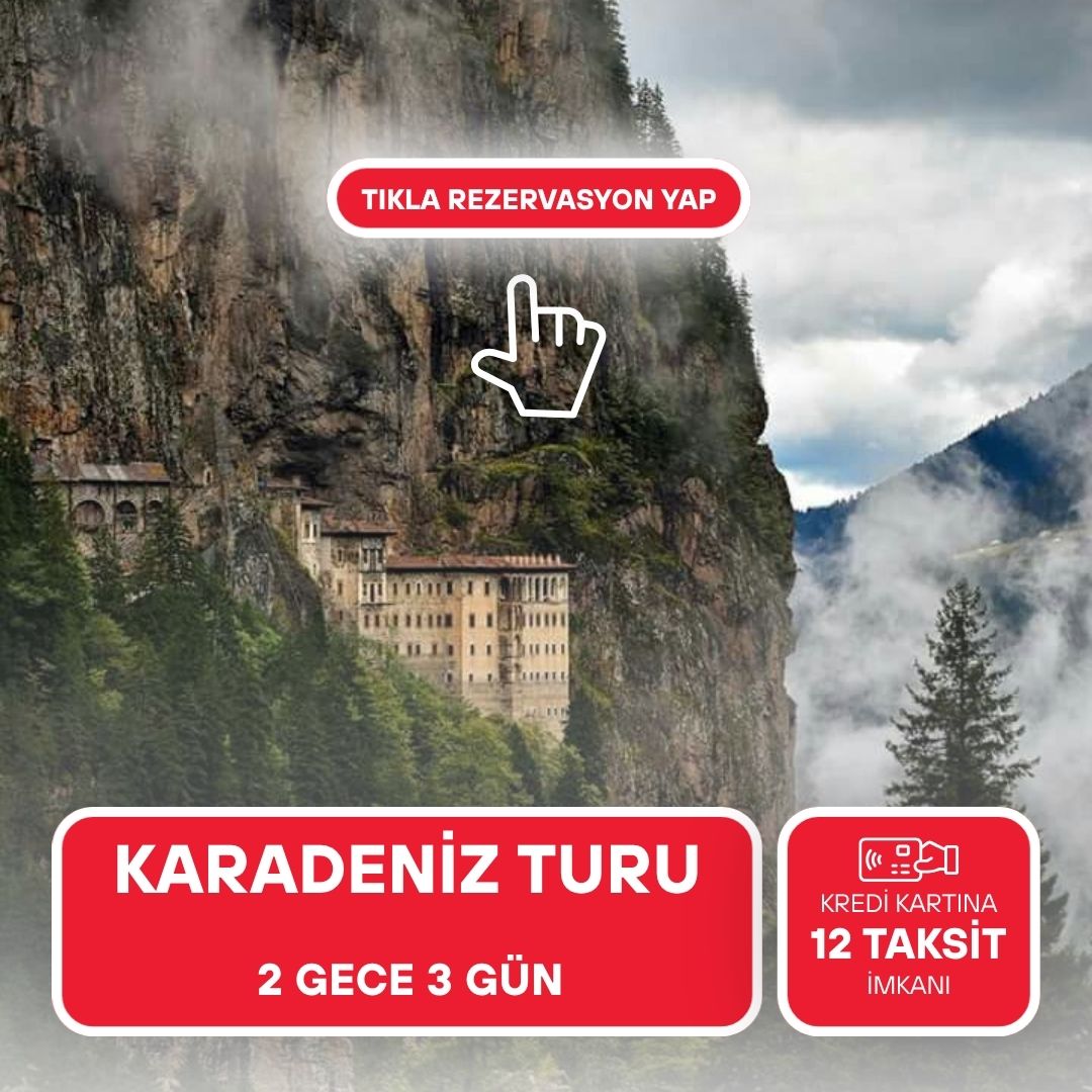 Taşacak Bu  Karadeniz Turu / 2 gece 3 Gün / (2 Gece Otel konaklamalı) / İstanbul Çıkışlı