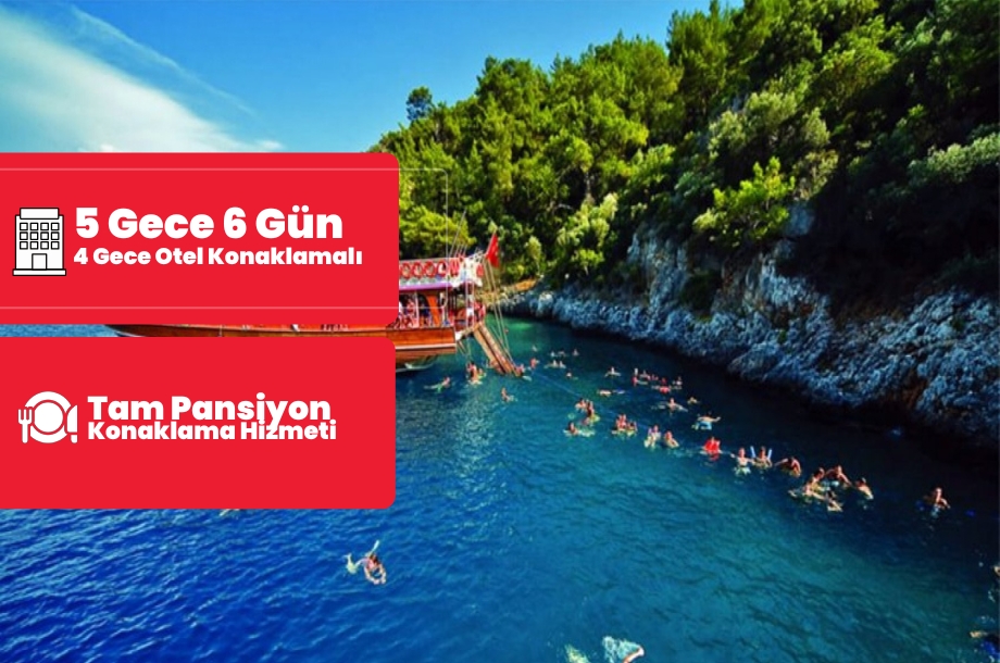 Marmaris Gökova Selimiye Bozburun Datça Turu 5 Gece 6 Gün (4 Gece Konaklamalı) İstanbul Çıkışlı