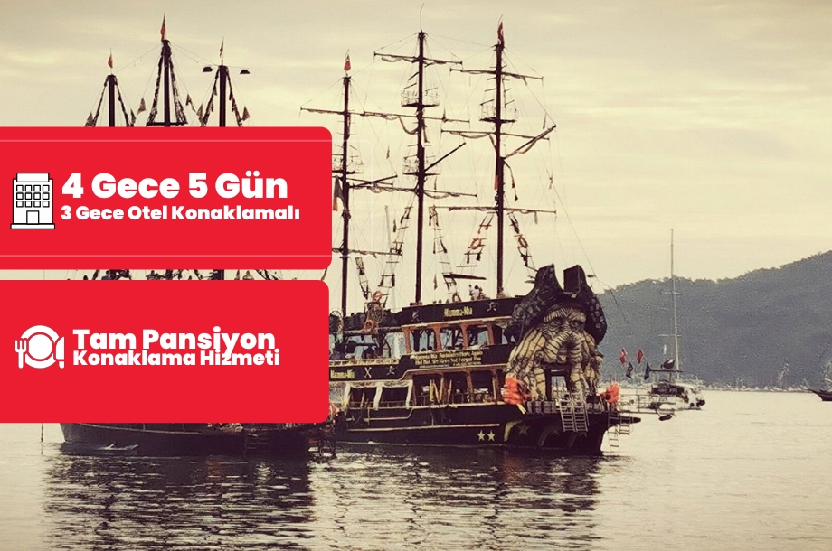 Marmaris Gökova Datça Turu 4 Gece 5 Gün  (3 Gece Konaklamalı) İstanbul Çıkışlı