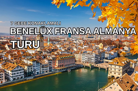 İzmir'den Direket Hareket Görkemli Üçlü Benelüx & Fransa & Almanya 7 Gece - SuxExpress ile 28 Aralık (Yılbaşı Özel) AT034