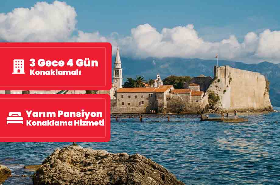 Budva Turu / 3 Gece 4 Gün / Air Montenegro İle Vizesiz / İstanbul Kalkışlı 