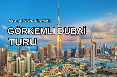 Görkemli Dubai & Lüksün Başkenti 4 Gece Konaklamalı Pegasus Hava Yolları İle Yılbaşı Özel (Dubai Vizesi & Dubai Eski Çarşılar Turu & Yılbaşı Gala Yemeği Dahil) AT1278