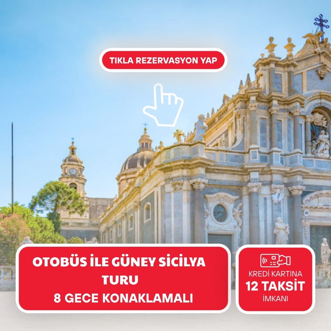 Otobüs İle Güney İtalya ve Sicilya Masalı - 2026 Dönemi