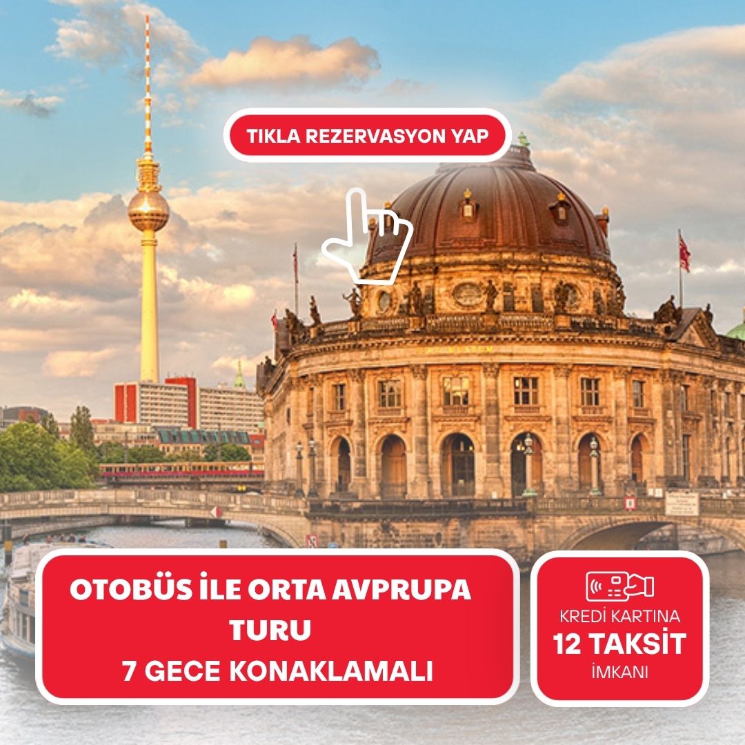 Otobüs İle Orta Avrupa Masalı (Tüm Çevre Gezileri ve Ekstra Turlar Dahil) İzmir Hareketli