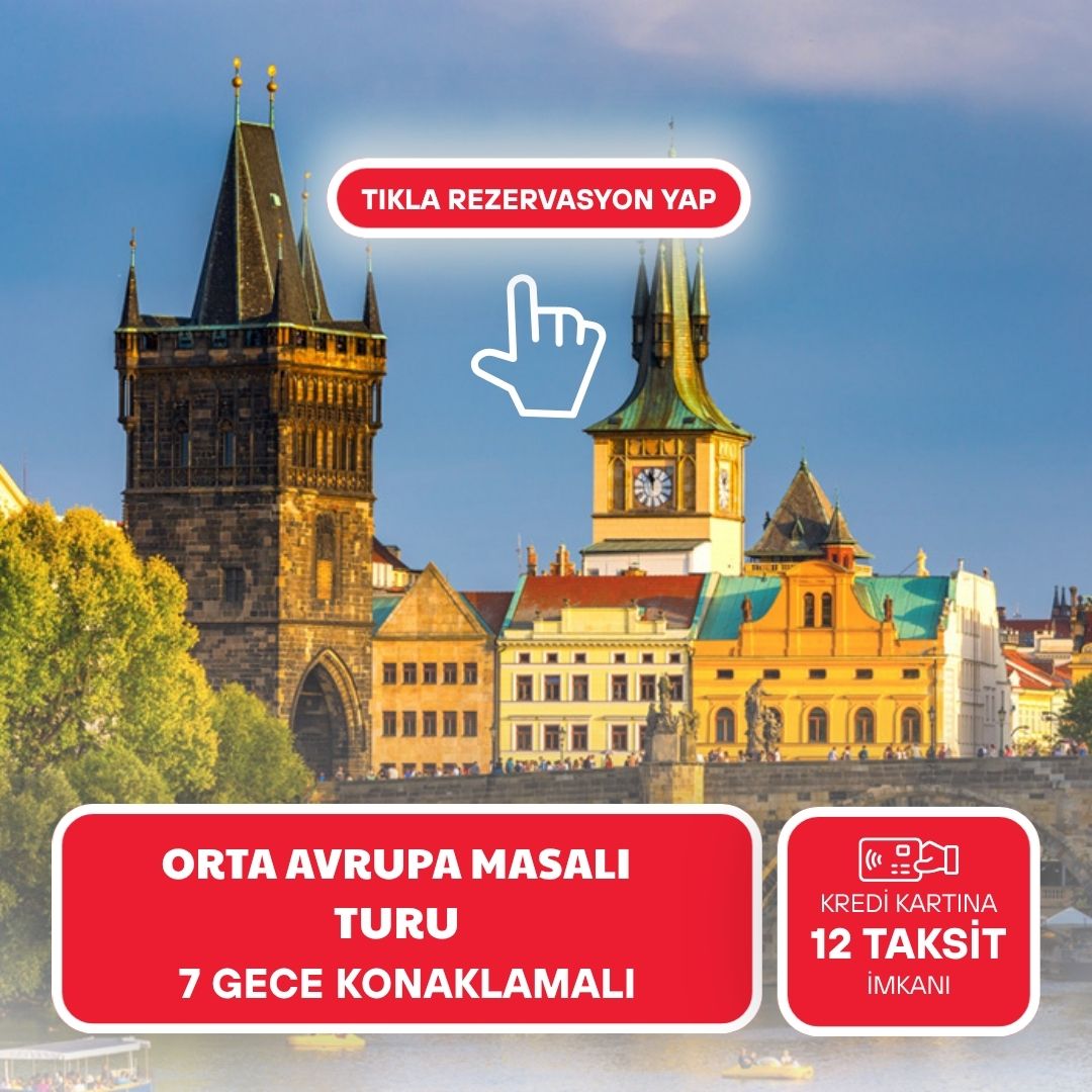 Otobüs İle Orta Avrupa Masalı (Tüm Çevre Gezileri ve Ekstra Turlar Dahil) - 2026 Dönemi