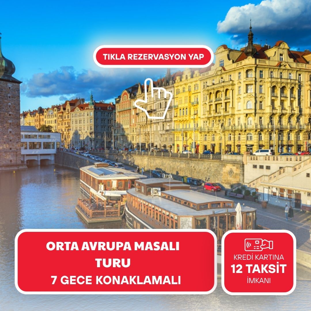 Otobüs İle Orta Avrupa Masalı (Tüm Çevre Gezileri ve Ekstra Turlar Dahil) Eskişehir - Ankara Hareketli