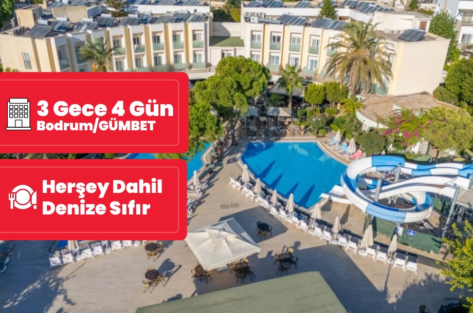 Ayaz Aqua Beach Hotel Bodrum Turu / 3 Gece 4 Gün  / İstanbul Bursa ve İzmir Kalkışlı